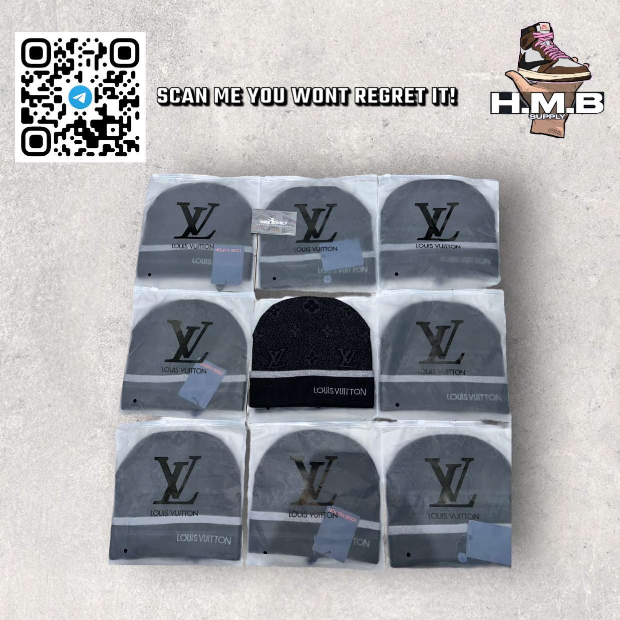 LV Monogram Beanie