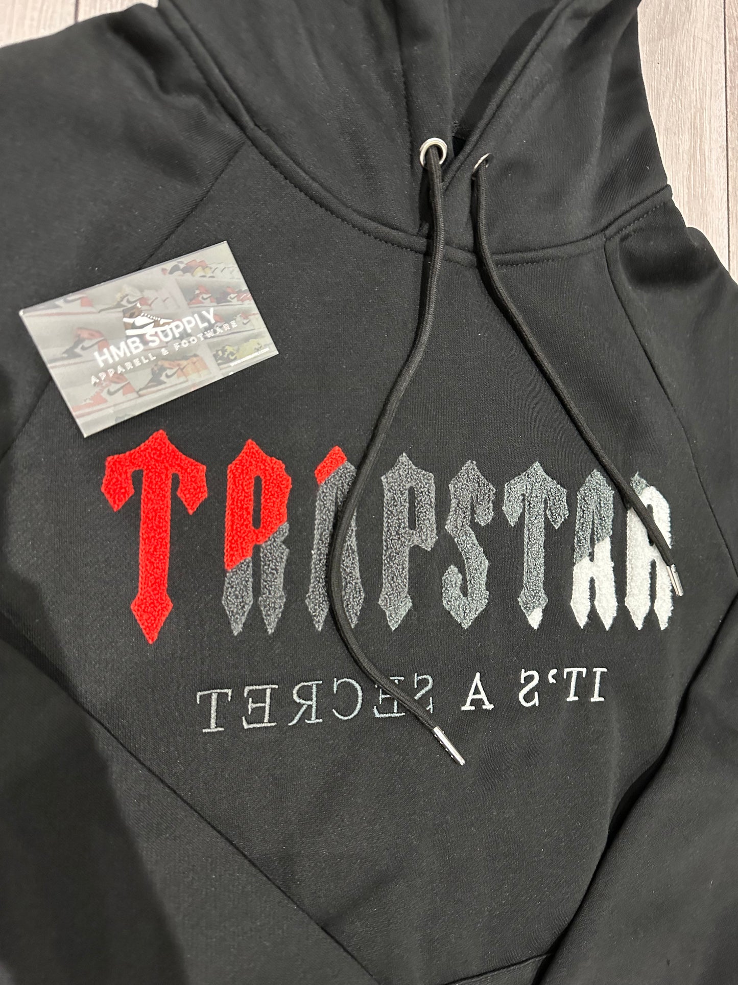 Trapstar Black & Red Hoodie