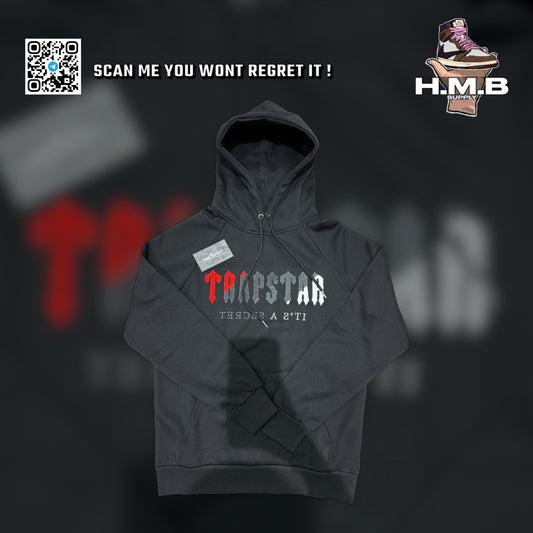 Trapstar Black & Red Hoodie