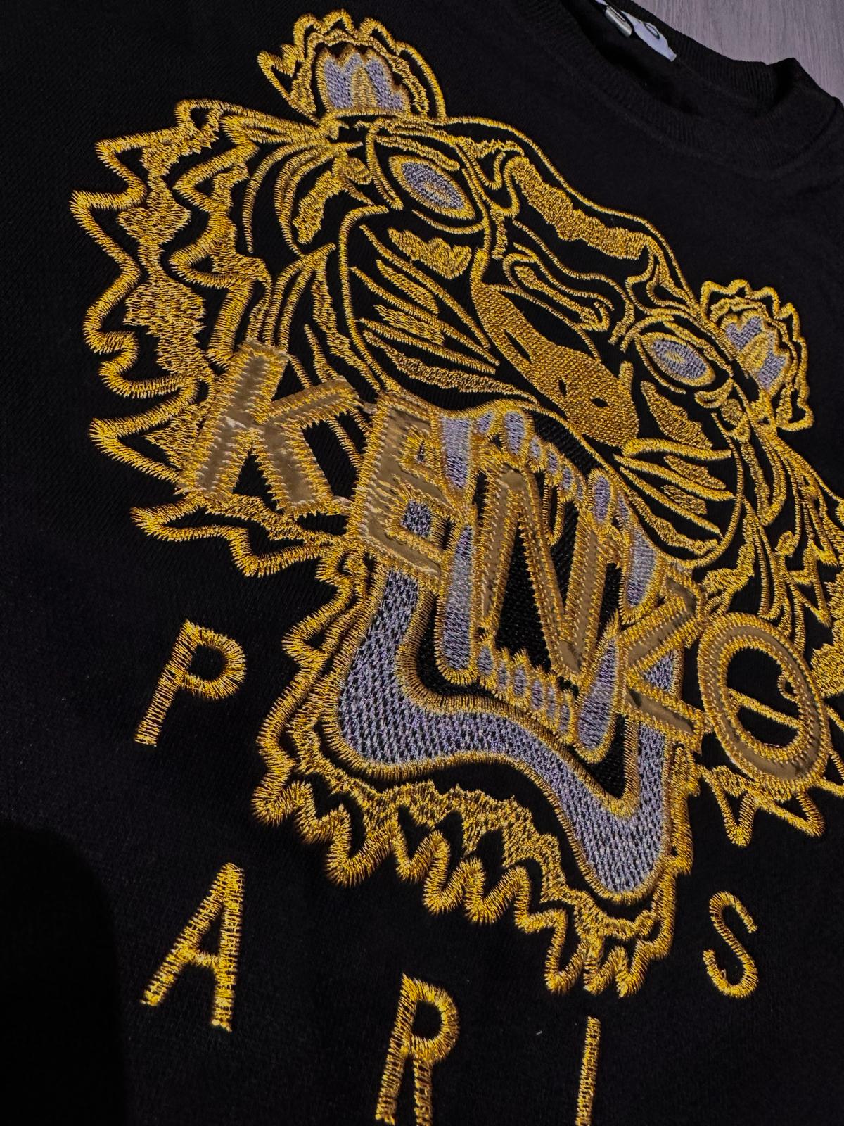 Kenzo Golden Embroidered Tiger Sweatshirt